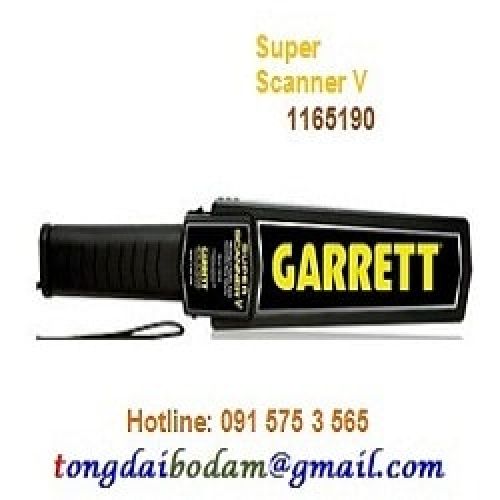 Thanh rà kim loại cầm tay Garrett (Super Scanner V - Model: 1165190)