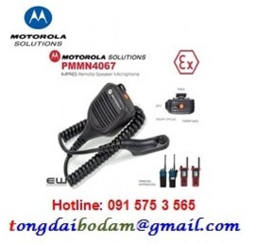 Remote Speaker Microphone Motorola PMMN4067 Atex